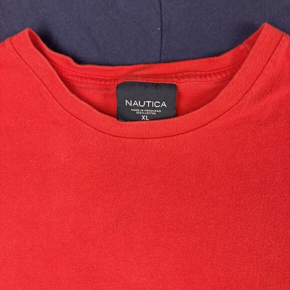 Lot Of 2 Nautica Solid Color T-Shirts Men’s Extra Large - Picture 3 of 11